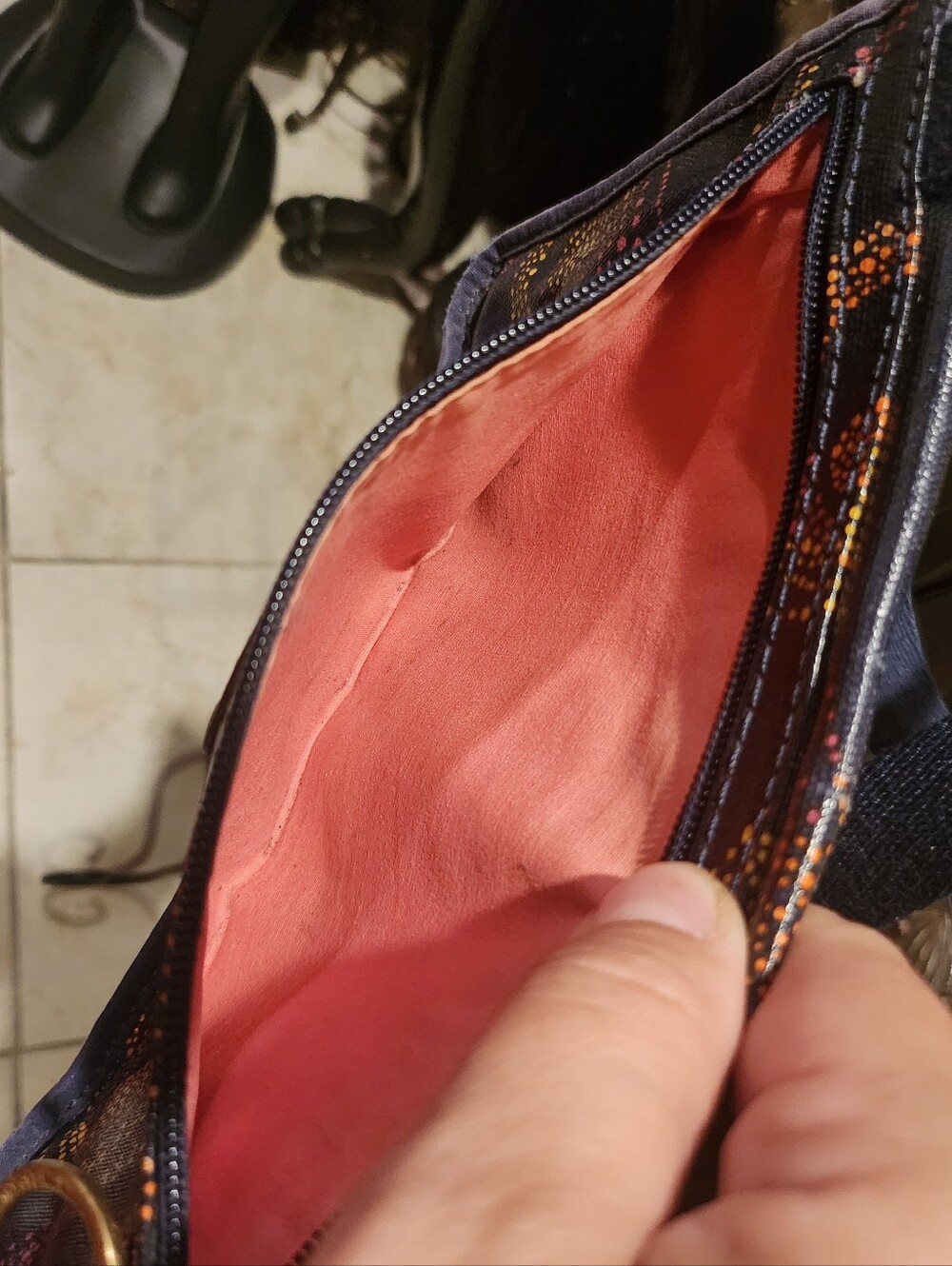 Fossil coated canvas crossbody bag - Picture 5 of 6